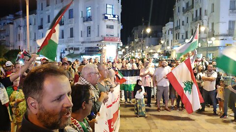 لن نركع ابدا لن نركع من مسيرة طنجة المساندة لفلسطين ولبنان 30 09 2024