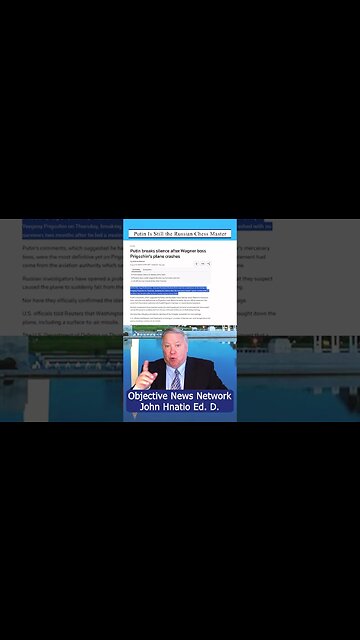 Putin Is Still the Russian Chess Master | Dr. John Hnatio | ONN short #news #shorts