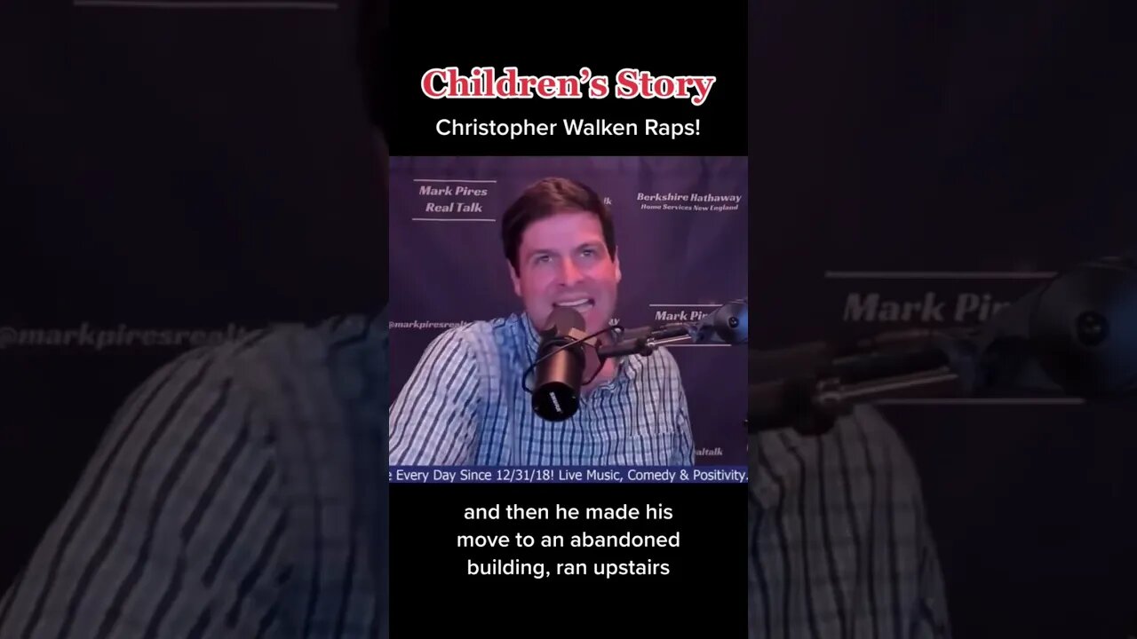 Christopher Walken Raps! 𤣠Childrenās Story..