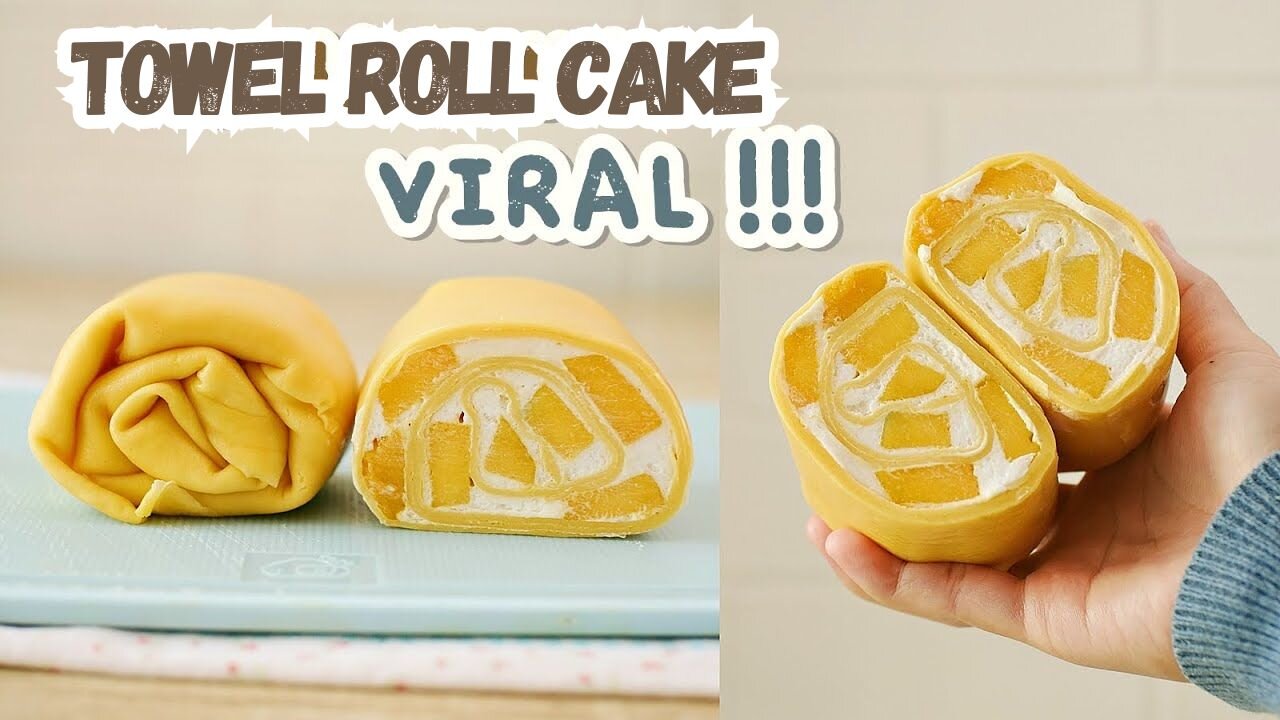 Towel Roll Cake - How to Make it Really Easy!!