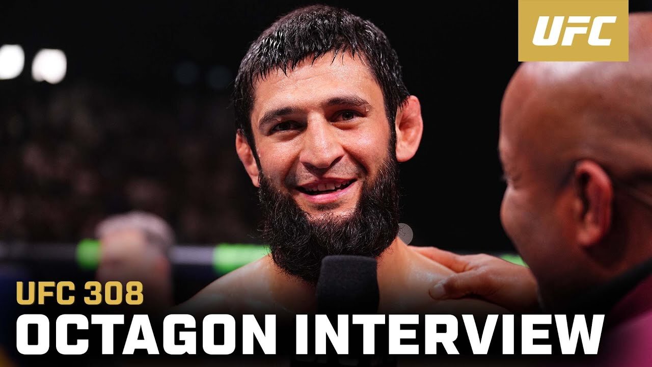 Khamzat Chimaev Octagon Interview | UFC 308