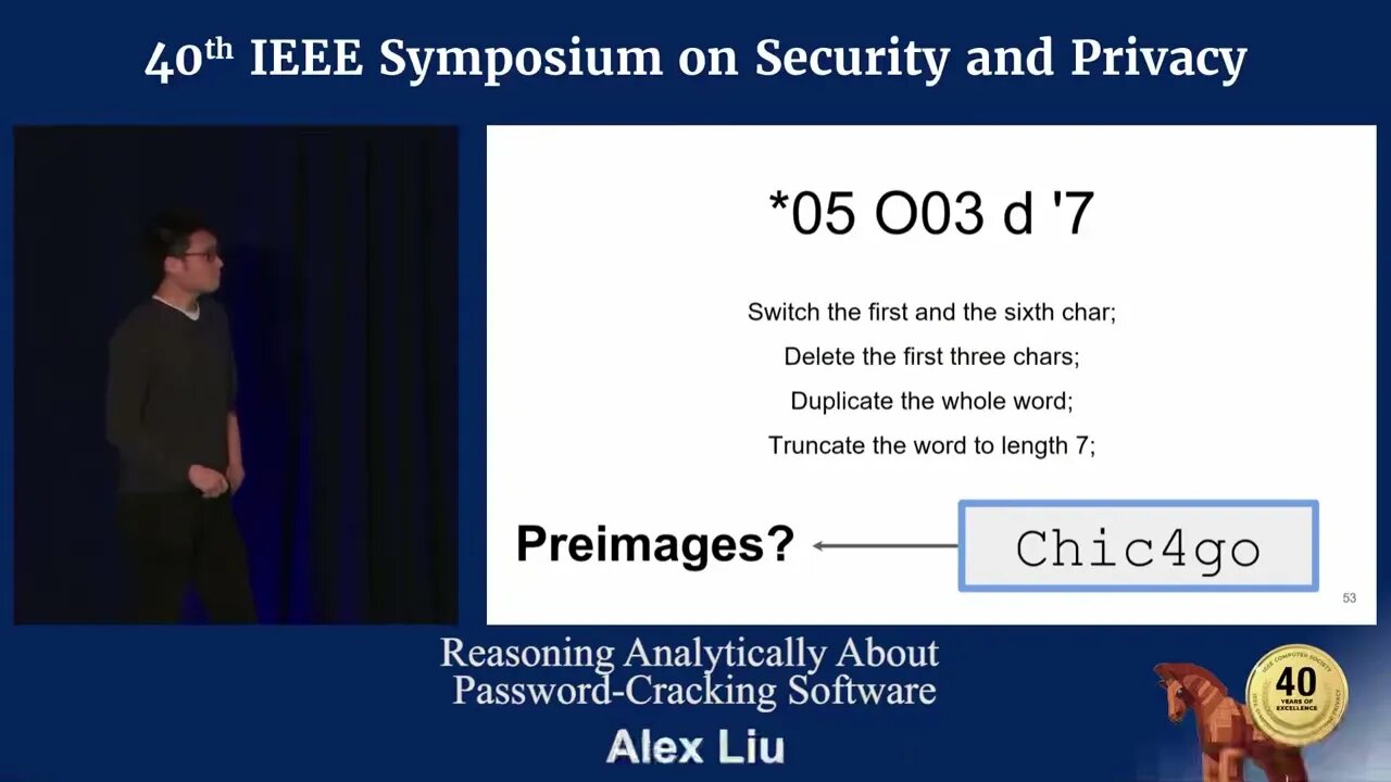 Reasoning Analytically About Password Cracking Software Alex Liu