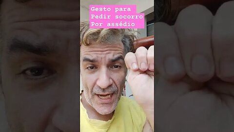 gesto contra assédio cuidados básicos ao utilizar