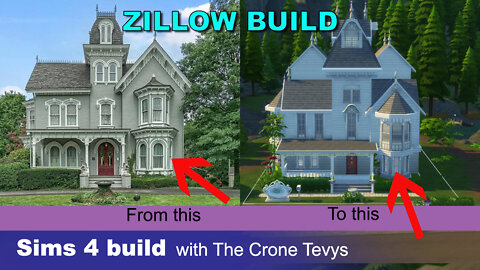 Sims 4 Zillow build