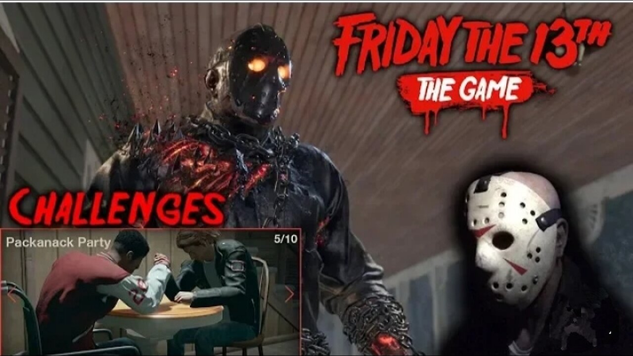 Friday the 13th the game - Gameplay 2.0 - Challenge 5 - Savini Jason