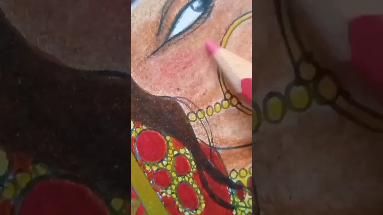 Girl Colour Pencil Drawing 😍