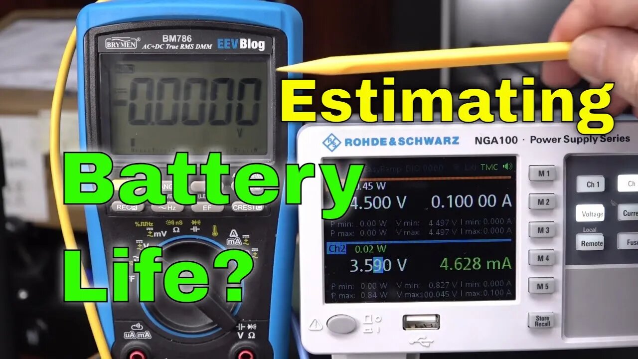 EEVblog 1533 - How To Estimate Product Battery Life