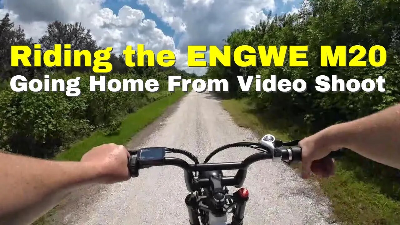 eBike Riding | ENGWE M-20 Moped Style eBike