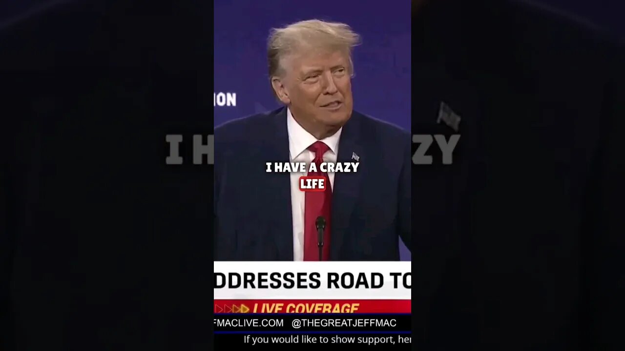 Trump has a crazy life...