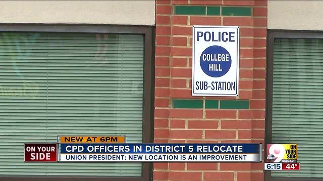 Moving day as Cincinnati Police District 5 moves from Clifton to College Hill