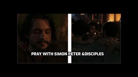 Shahar Isaac aka Simon Peter from the Chosen leads the disciples in a touching and powerful prayer