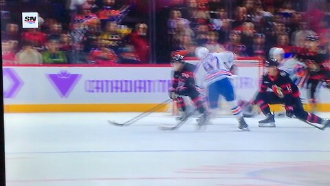 Oilers C #97 Connor McDavid PP🥅(9)🏒Wrist-Shot Goal