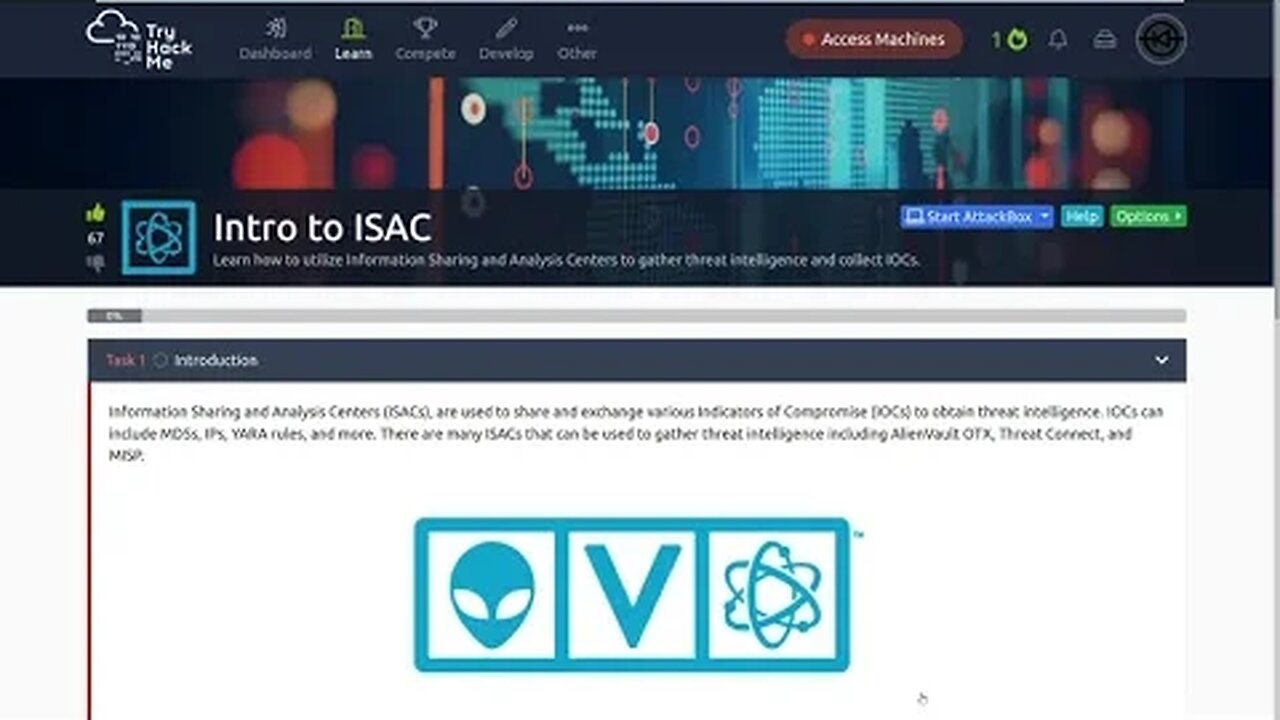 TryHackMe Intro to ISACs Official Walkthrough.