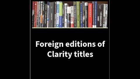 Foreign Editions of Clarity Titles