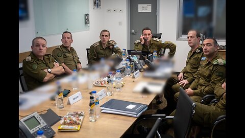 IDF: The Chief of the General Staff, LTG Herzi Halevi, is commanding the