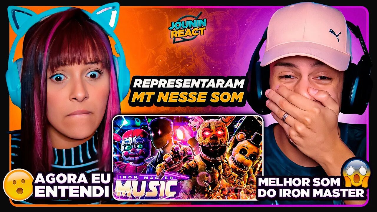 IRON MASTER ft. ENYGMA - Quebrados | Família Afton (Five Nights at Freddy's) | [React em Casal] 🔥