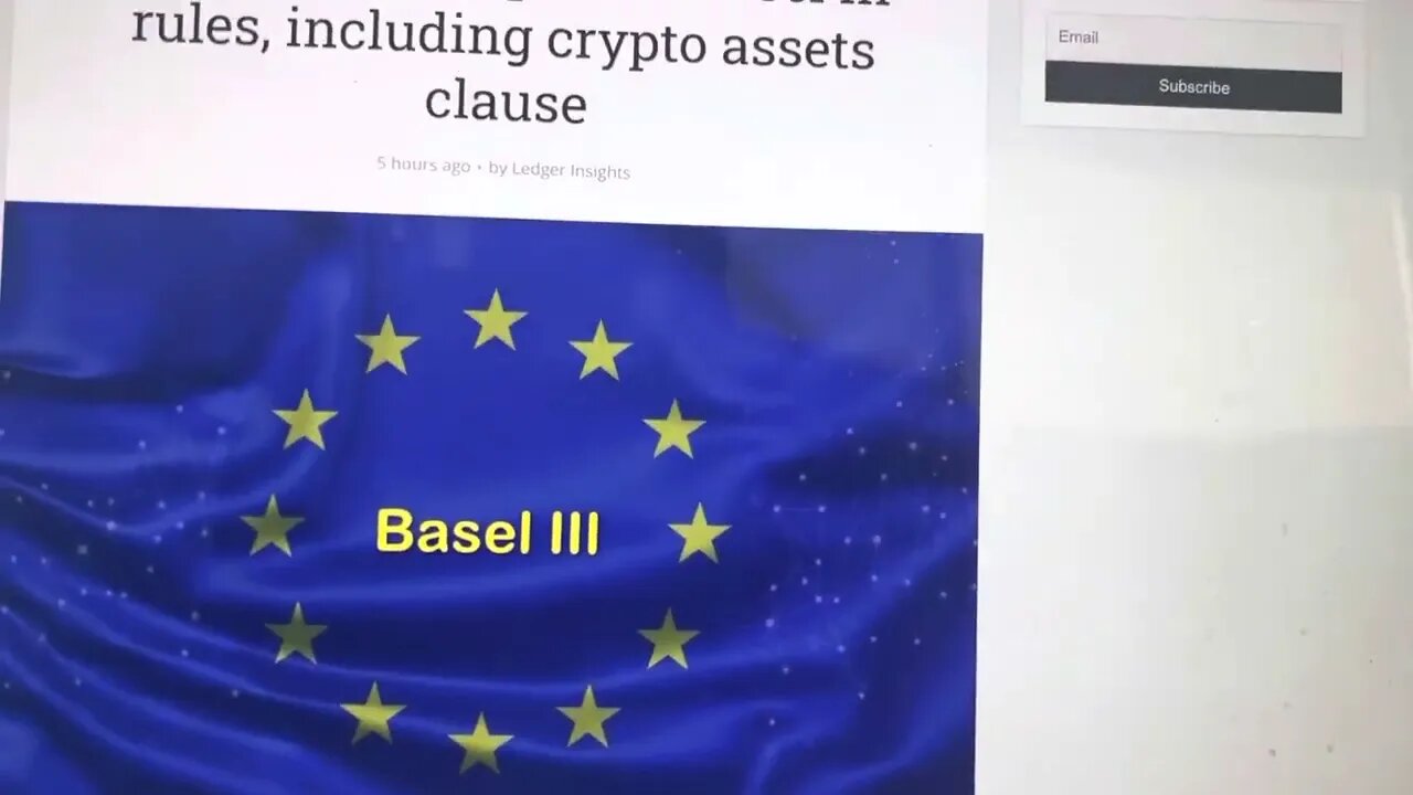 EUROPE GIVES GREEN LIGHT TO BANKS TO SELL CRYPTO!!!