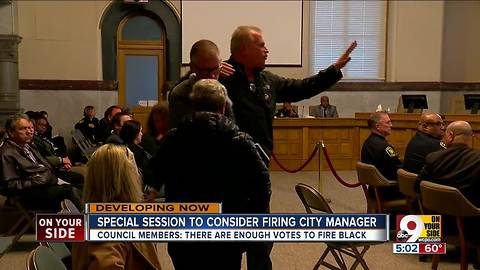 Council to vote on Harry Black's firing Saturday