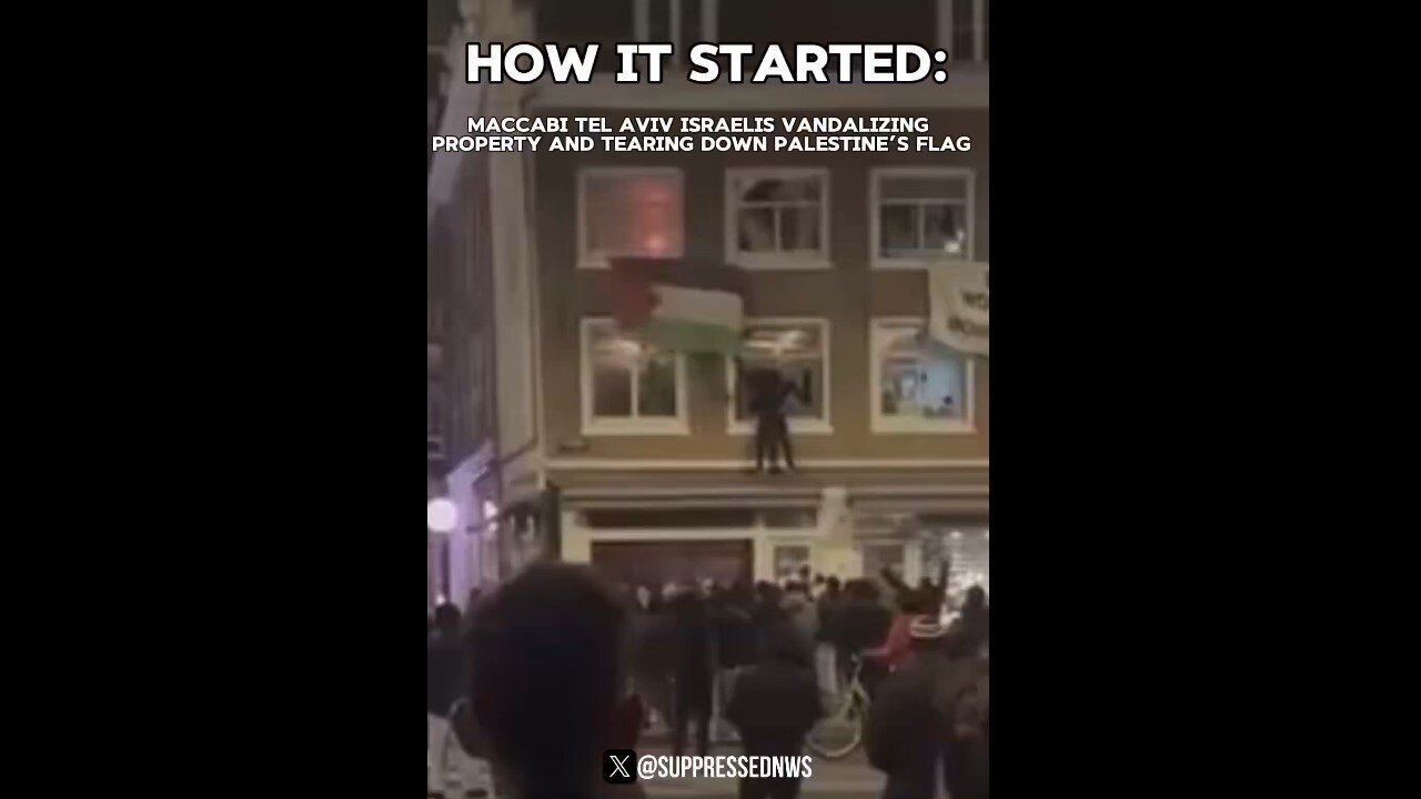 A reason why Zionist Israeli hooligans in Amsterdam got their ass beaten