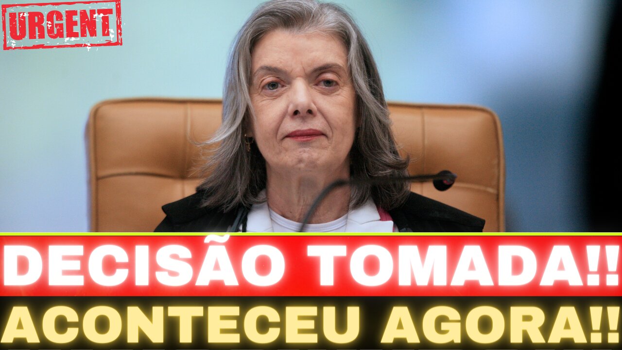 CÁRMEN LÚCIA TOMA DECISÃO AGORA!! 20 ANOS DE CADEIA!! ACABOU....