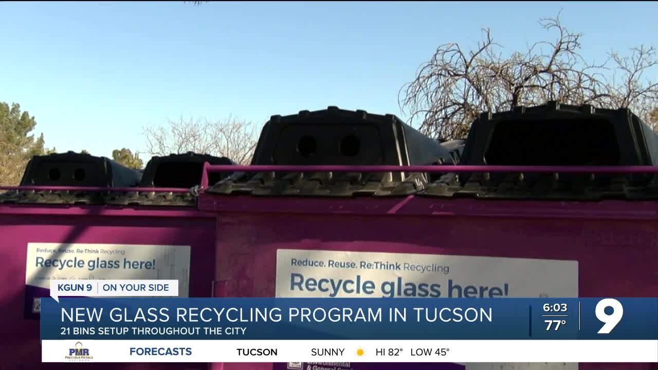 Glass recycling program bins save Tucson money