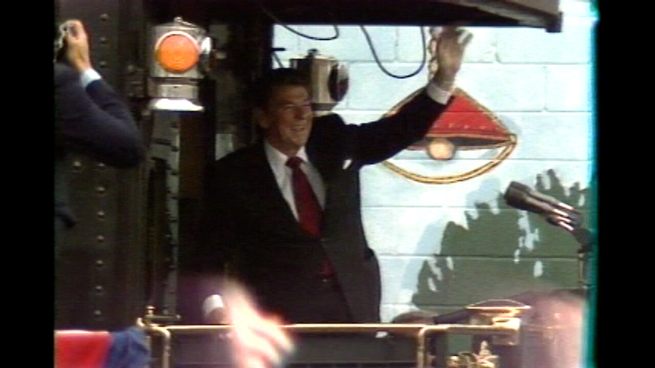 October 12, 1984 - President Ronald Reagan Makes Whistle Stop Campaign Visit to Lima, Ohio