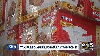 Arizona bill aims to end tax on diapers, formula