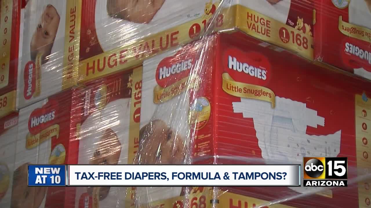 Arizona bill aims to end tax on diapers, formula