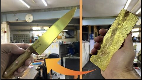 How do they make 14K GOLD chef knives?
