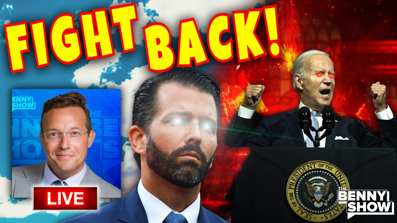 SATANIC JOE: Blood-Red Biden SNAPS as Patriots Yell 'FJB' During MELTDOWN Speech|Don Jr Reacts LIVE