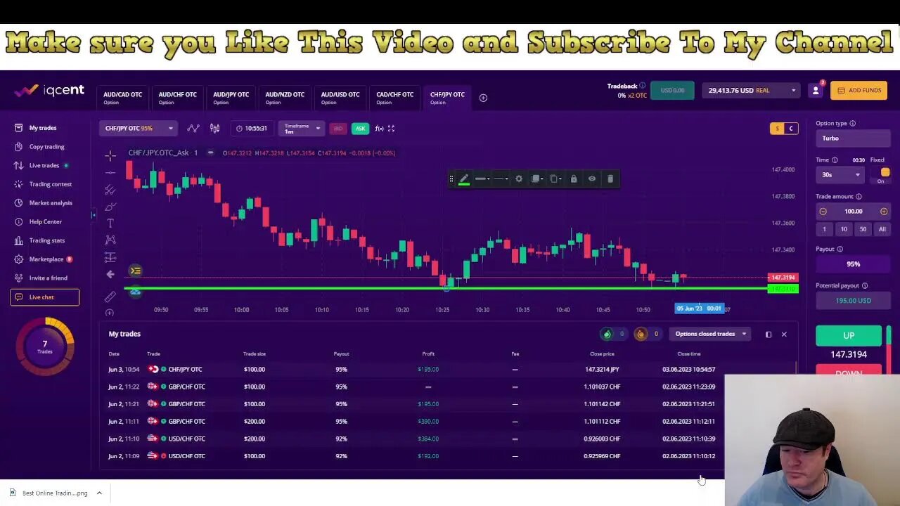 Live Signal Session for Binary Options 03.06.2023