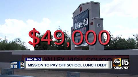 Deer Valley dad to pay of students’ lunch debt