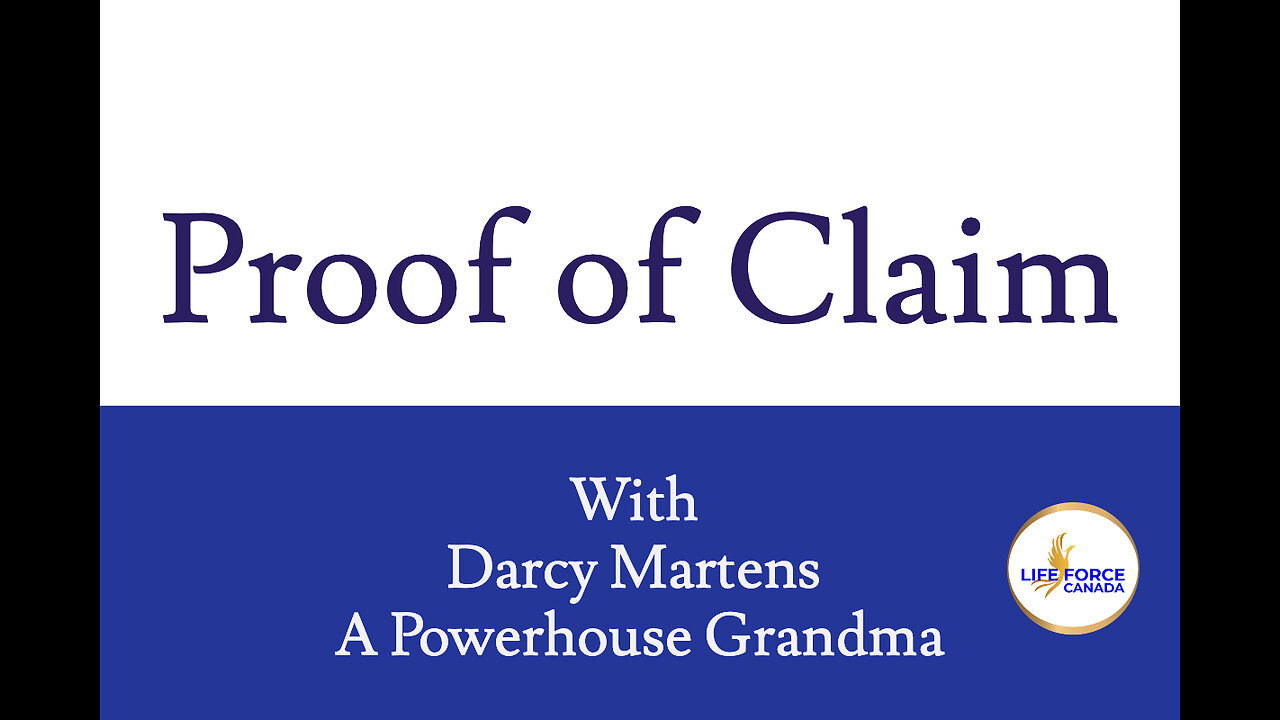 Proof of Claim with Darcy Martens - A Powerhouse Grandma