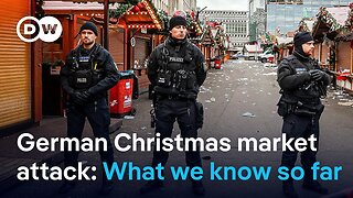 Authorities hold press conference after attack on a Christmas market in Germany | DW News