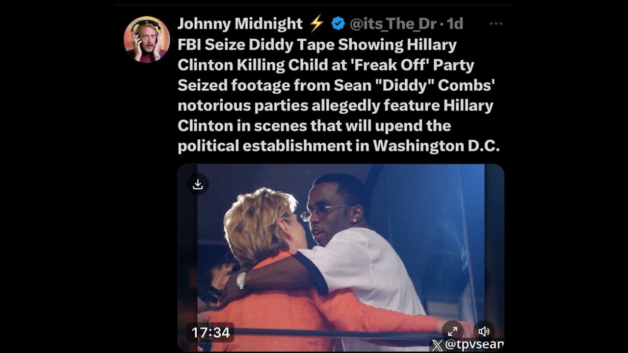 P.DIDDY AND THE FREAK OFF PARTIES - Hillary Clinton and the killing of a 4 year old boy