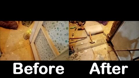 the door frame remodeling construction..