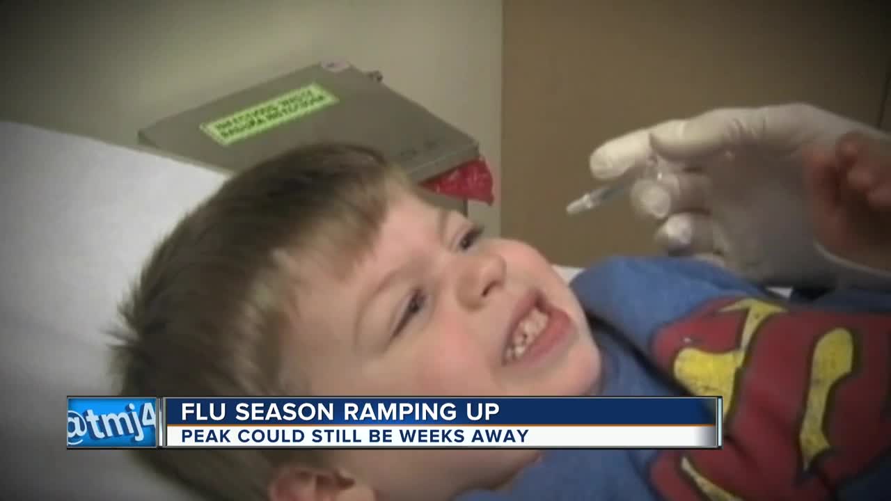 Flu season ramping up in Wisconsin