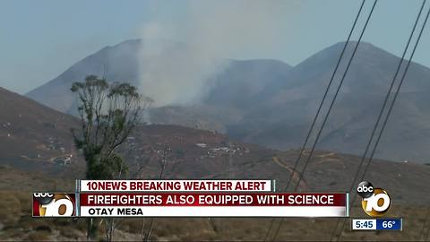 San Diego firefighters also equipped with science