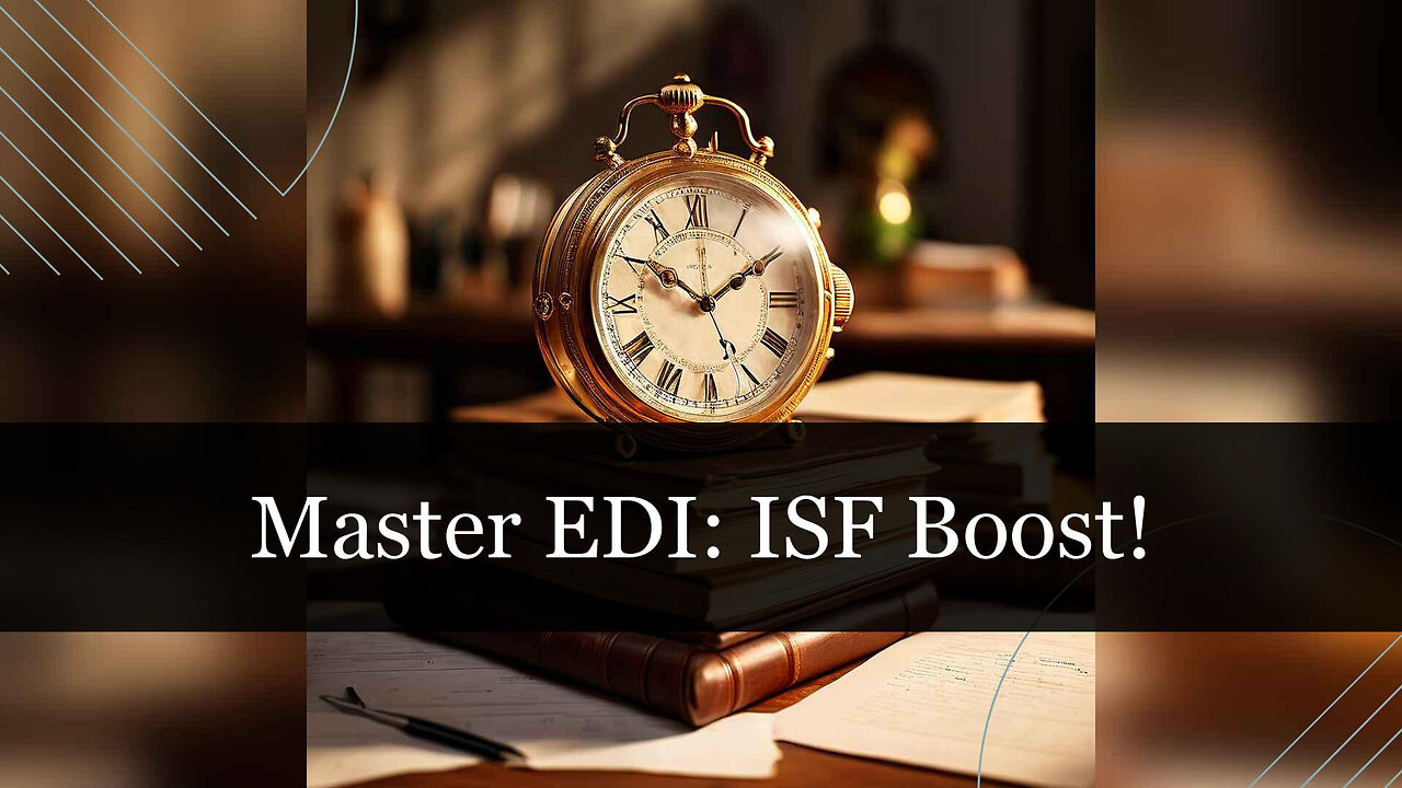 Effortlessly Efficient: Harnessing the Power of EDI for Seamless ISF Filing