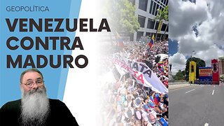 ENORMES MANIFESTAÇÕES CONTRA MADURO contrastam com POUCOS APOIADORES do DITADOR, entre os quais, MST