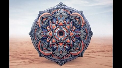 1 HOUR RELAXING MUSIC WITH MANDALA AI ART