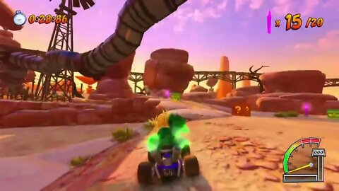 Rocky Road x Crystal Challenge Gameplay - Crash Team Racing Nitro-Fueled