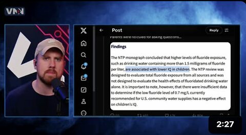 NIH Admits Disturbing Fact About Fluoride
