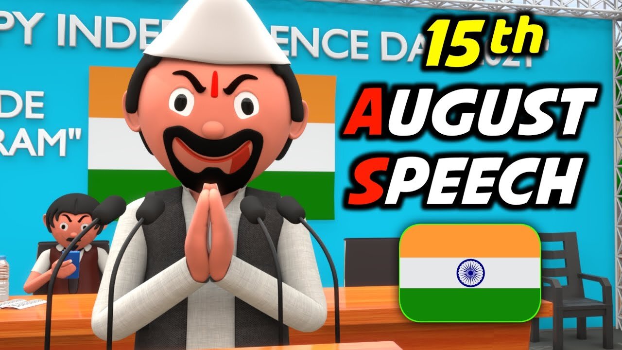 ‎15TH AUGUST SPEECH | joke of | kanpuriya comedy | make joke | animo fun