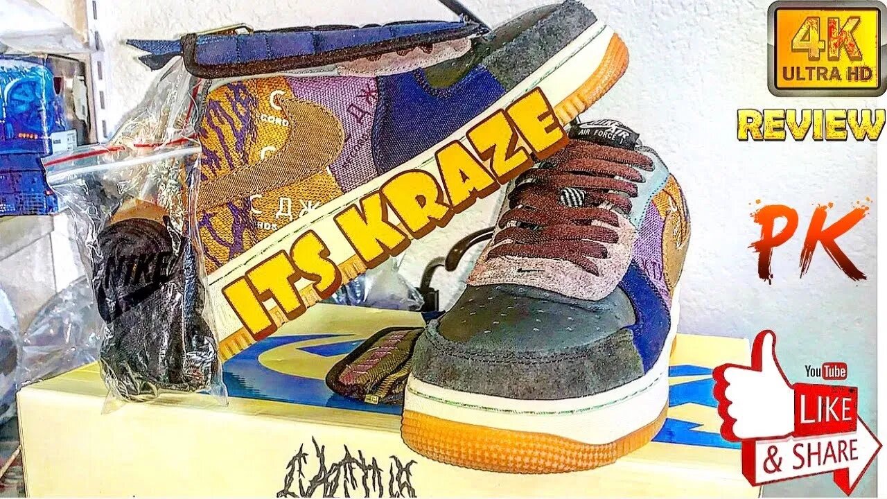 Travis Scott AF-1 |CAREFULL! 🔥PKGOD! AIR FORCE 1 LOW/