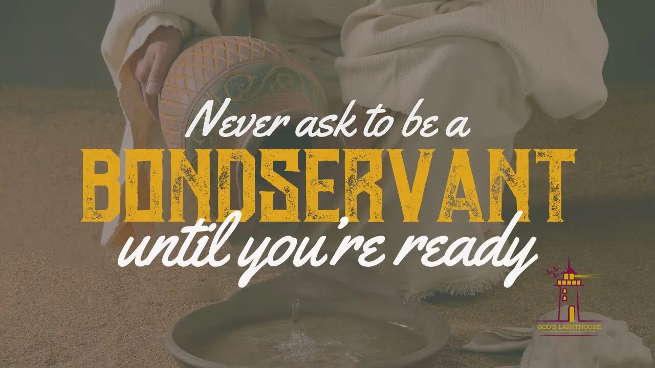 Never ask to be a BONDSERVANT until you’re ready || Ita Udoh