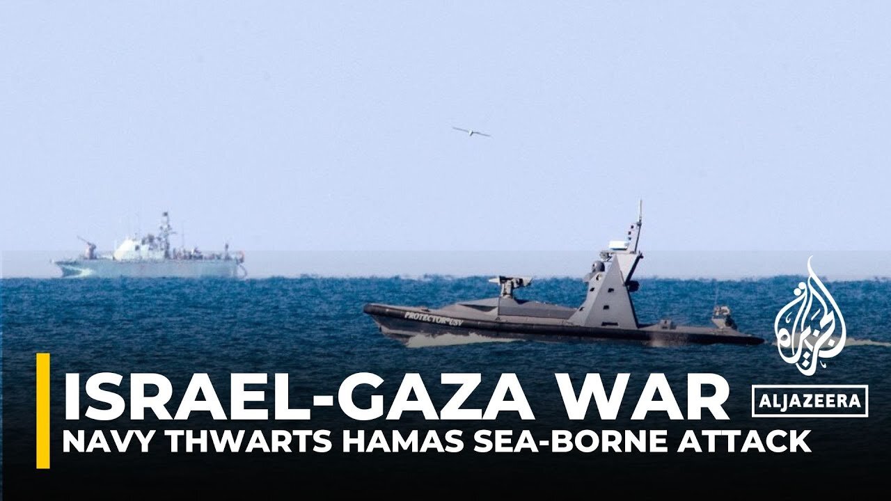 Gaza war_ Israel says Navy repelled Hamas divers from infiltrating Zikim area