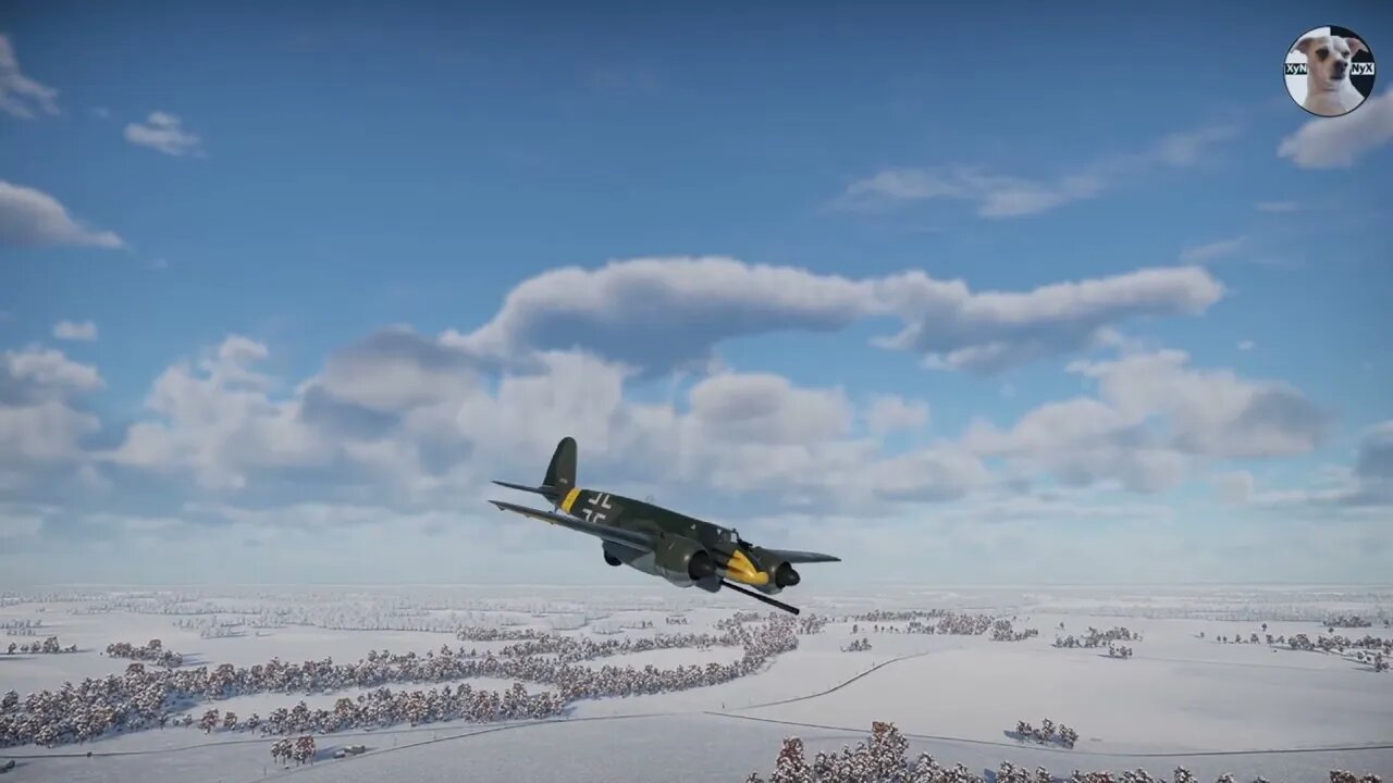 Hs 129 B-3 Takes Out M10 WOLVERINE! (Fullscreen HD)