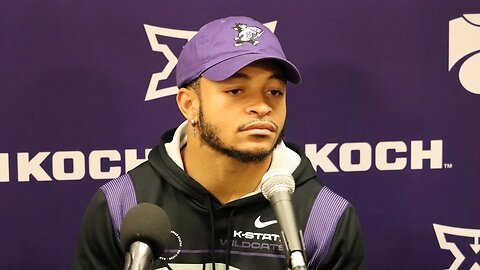 Kansas State Football | Deuce Vaughn Postgame Interview | TCU 38, K-State 28