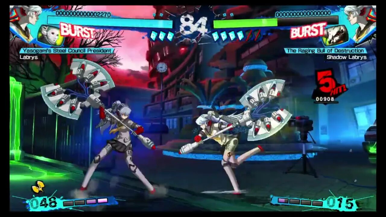 Persona 4 Arena ULTIMAX: Labrys Vs. Shadow Labrys